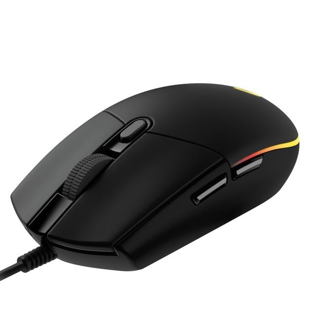 Logitech G203 Gaming Mouse, Optical (8000 dpi), USB, RGB, Black