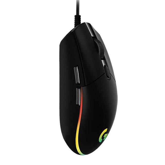 Logitech G203 Gaming Mouse, Optical (8000 dpi), USB, RGB, Black