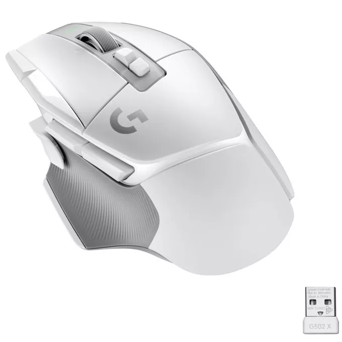 Logitech G502 X Lightspeed Wireless Gaming Mouse White
