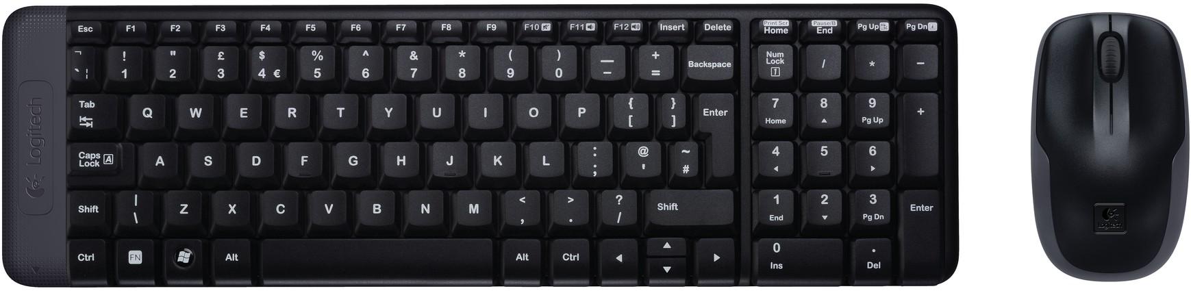 Logitech MK220 wireless keyboard and mouse set