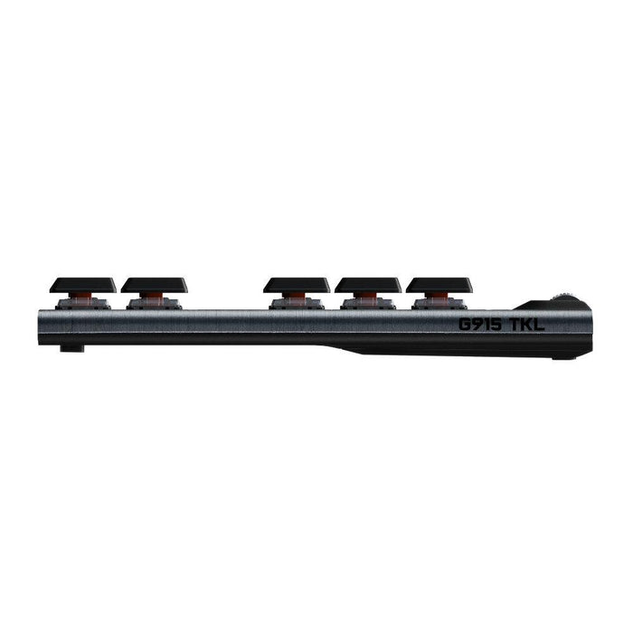 Logitech Wireless Gaming Mechanical Keyboard, G915 TKL Black Lightsync RGB, GL Linear Switches
