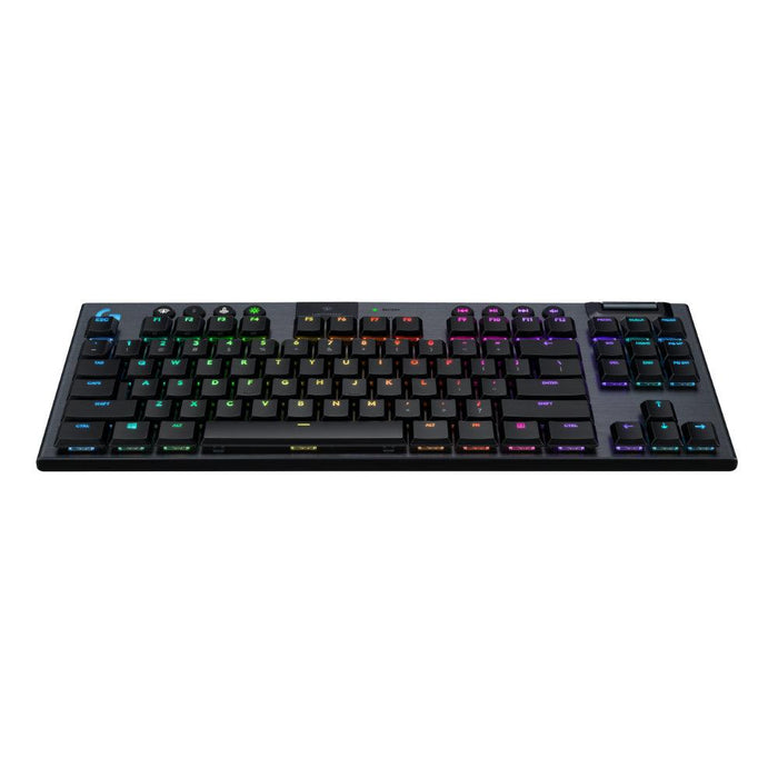 Logitech Wireless Gaming Mechanical Keyboard, G915 TKL Black Lightsync RGB, GL Linear Switches