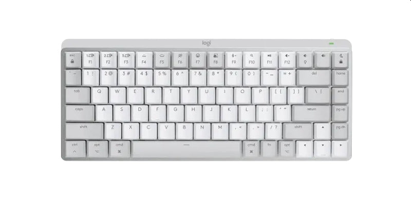 Logitech MX Mechanical Mini for Mac Minimalist Wireless Illuminated Keyboard - PALE GREY - US INT'L - EMEA