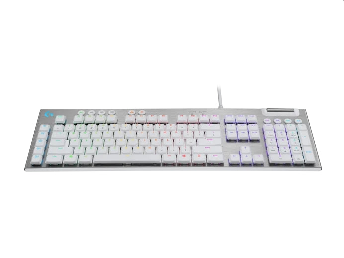 Механична клавиатура Logitech - G815 LIGHTSYNC, Tactile, RGB, бяла