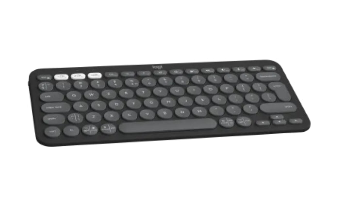 Logitech Pebble Keys 2 K380s - TONAL GRAPHITE - US INT'L - BT - N/A - INTNL-973 - UNIVERSAL