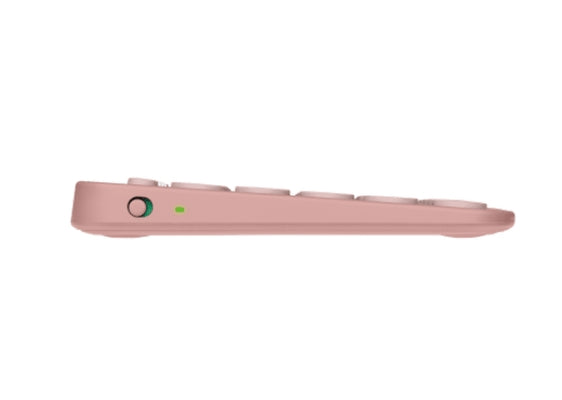 Logitech Pebble Keys 2 K380s - TONAL ROSE - US INT'L - BT - N/A - INTNL-973 - UNIVERSAL
