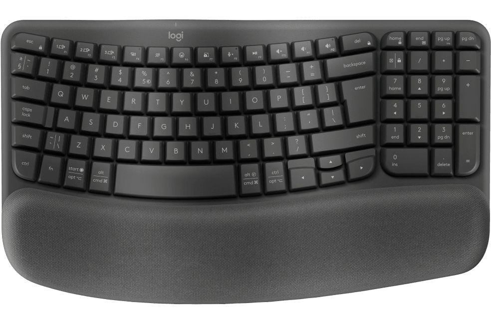 Logitech Wave Keys Wireless Keyboard - Graphite