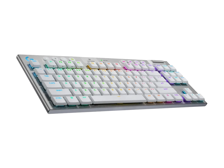 Logitech G915X White Lightspeed TKL Wireless Mechanical Gaming Keyboard - GL Tactile Switch