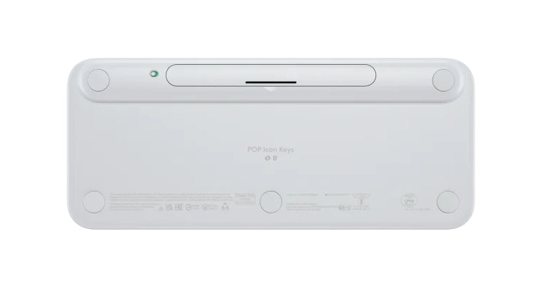 Logitech Pop Icon Keys - White - US INT'L - BT - N/A - INTNL-973