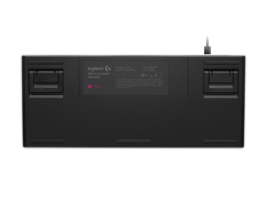 Gaming mechanical keyboard Logitech G Pro X RAPID TKL, Magnetic Analog Switch, White