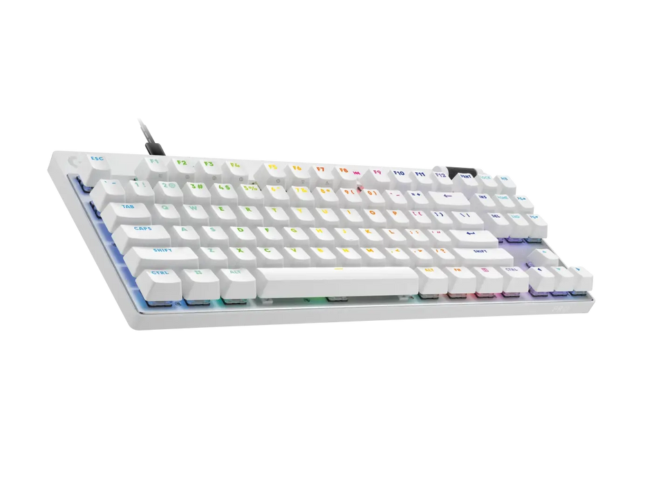 Gaming mechanical keyboard Logitech G Pro X RAPID TKL, Magnetic Analog Switch, White