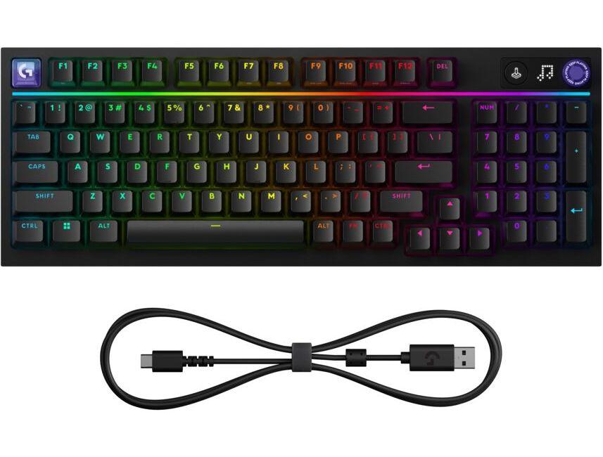 Logitech G316 X 98 Mechanical Gaming Keyboard - Hot-Swappable Tactile Switch - Black