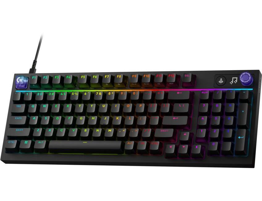 Logitech G316 X 98 Mechanical Gaming Keyboard - Hot-Swappable Tactile Switch - Black