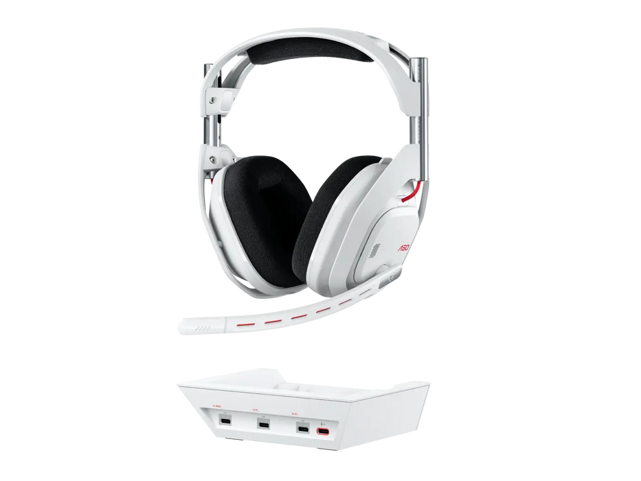 Logitech Astro A50 Lightspeed Wireless Headset with Dock, White