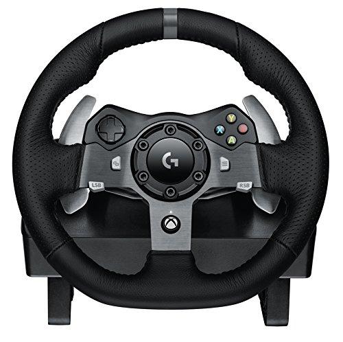 Logitech Driving Force G920 Steering Wheel for Xbox One / PC, Black