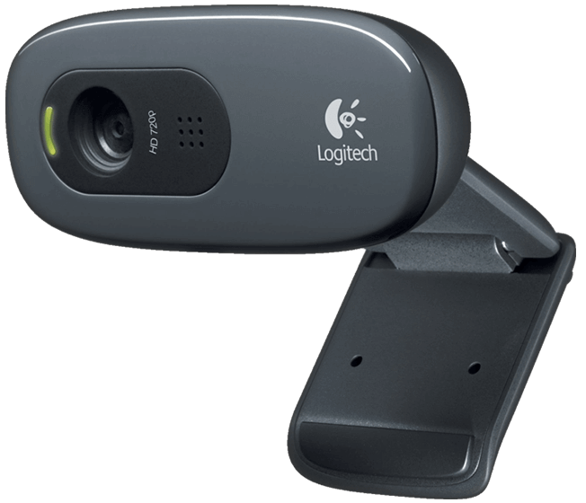Webcam with microphone LOGITECH C270