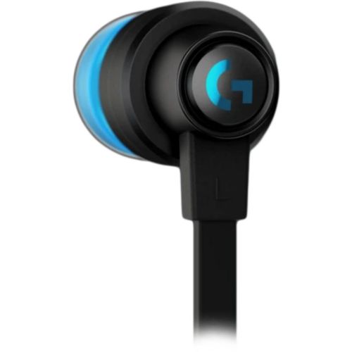 Gaming headphones with microphone Logitech G333 In-ear 3.5 mm + USB-C adapter, plugs wired, black
