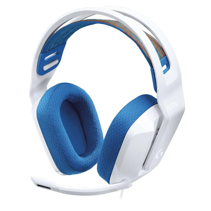 Logitech G335 Gaming Headset, Microphone, White