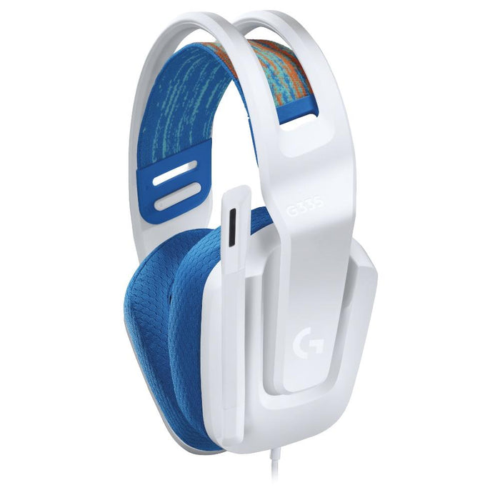 Logitech G335 Gaming Headset, Microphone, White
