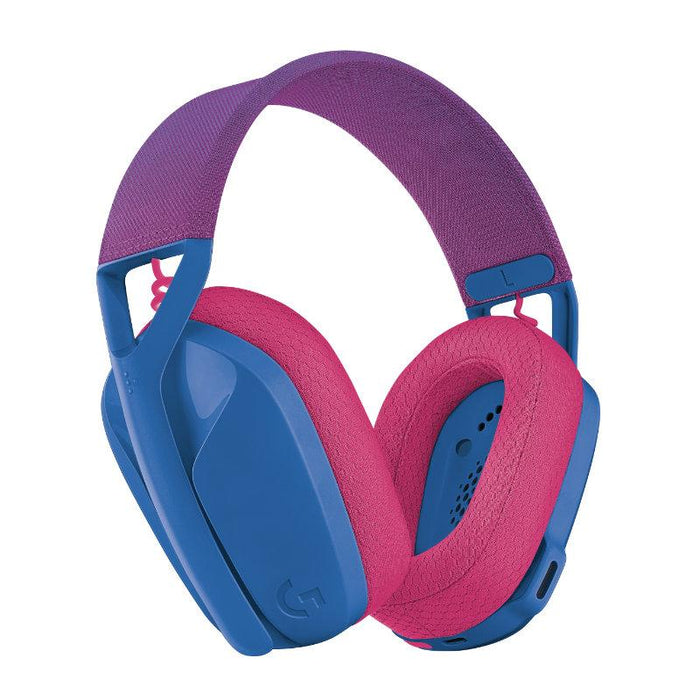 Logitech G435 Lightspeed Wireless Gaming Headset, Microphone, Blue/Pink