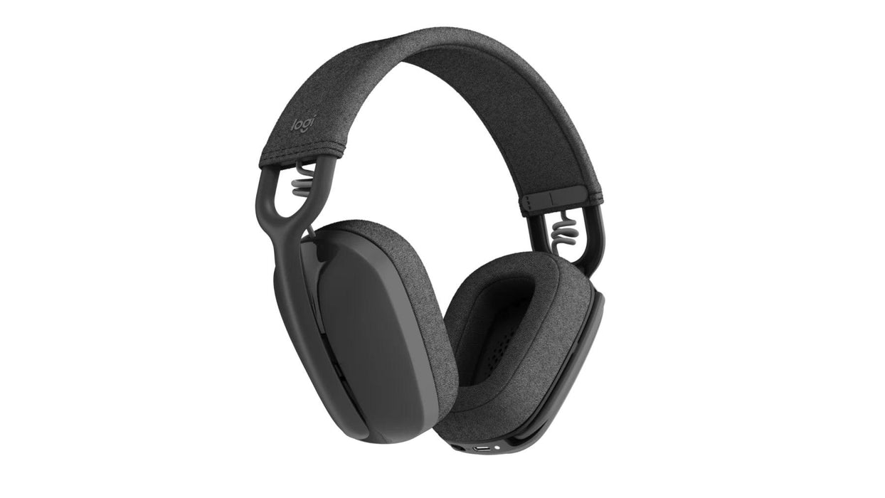 Bluetooth headset with microphone Logitech ZONE VIBE 100, USB-C