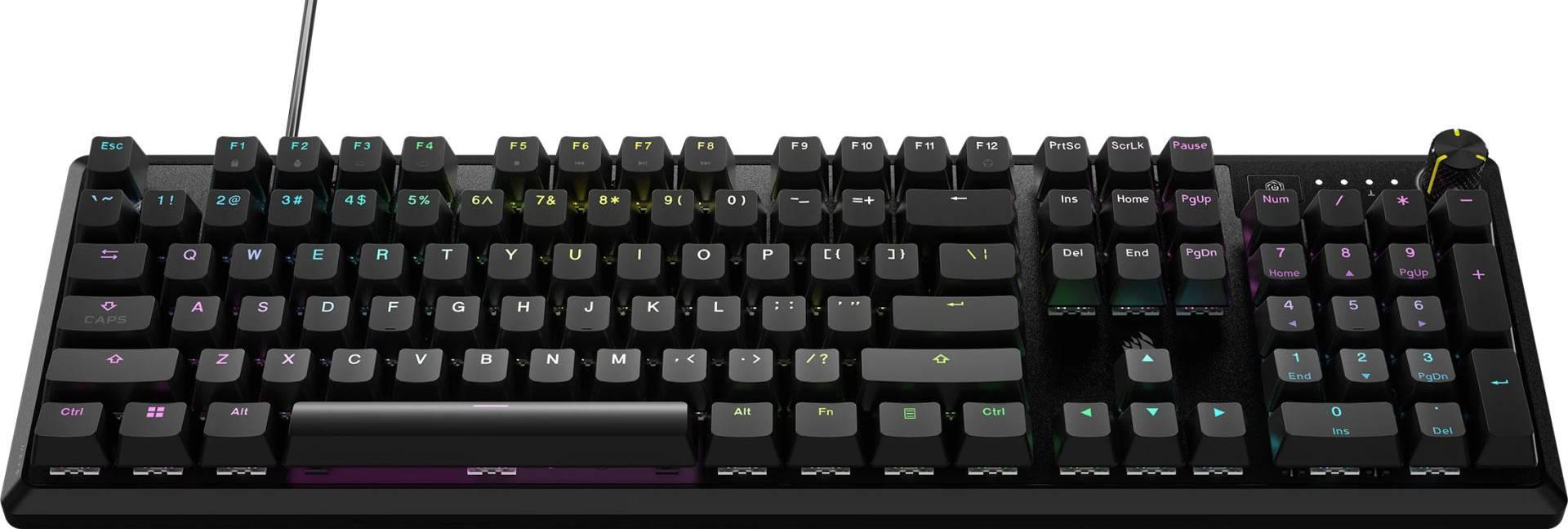 CORSAIR K70 Core RGB Mechanical Gaming Keyboard Corsair MLX Red Switch - Black