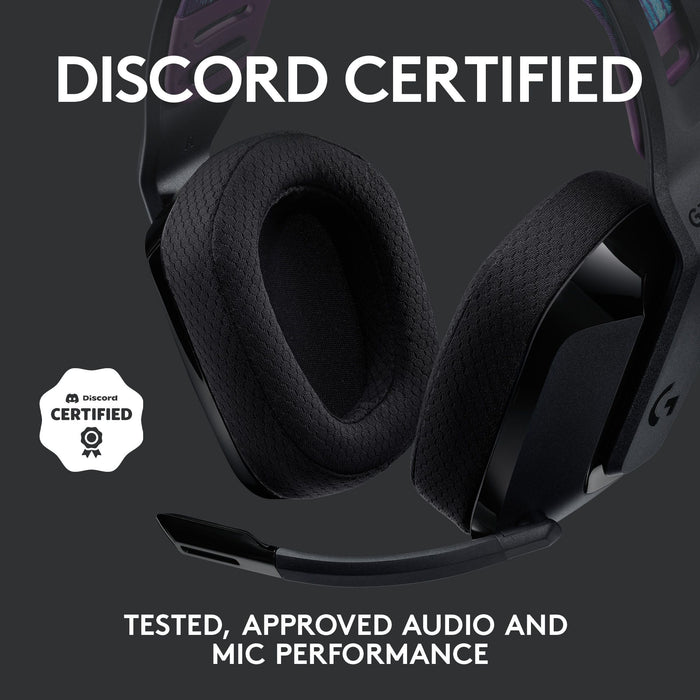 Logitech G535 Lightspeed Wireless Gaming Headset, Microphone, Black