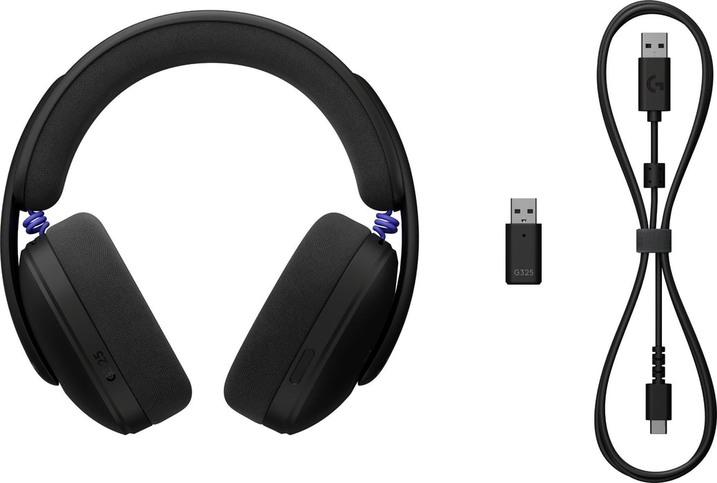 Logitech G325 Lightning Wireless Gaming Headset, Microphone, Black