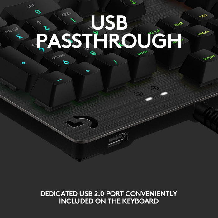 Logitech G512 GX Brown Tactile Switches Mechanical Gaming Keyboard