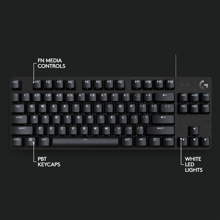 Logitech G413 SE TKL Mechanical Gaming Keyboard, Tactile Switches