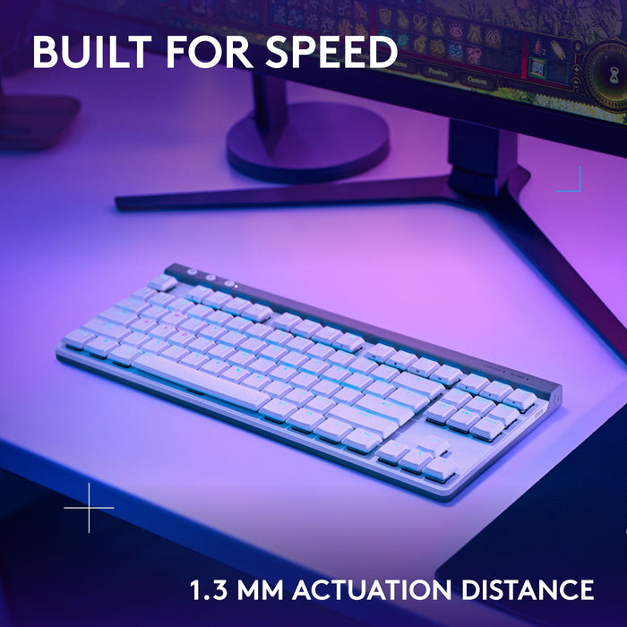 Logitech G515 Lightspeed TKL Wireless Gaming Keyboard White