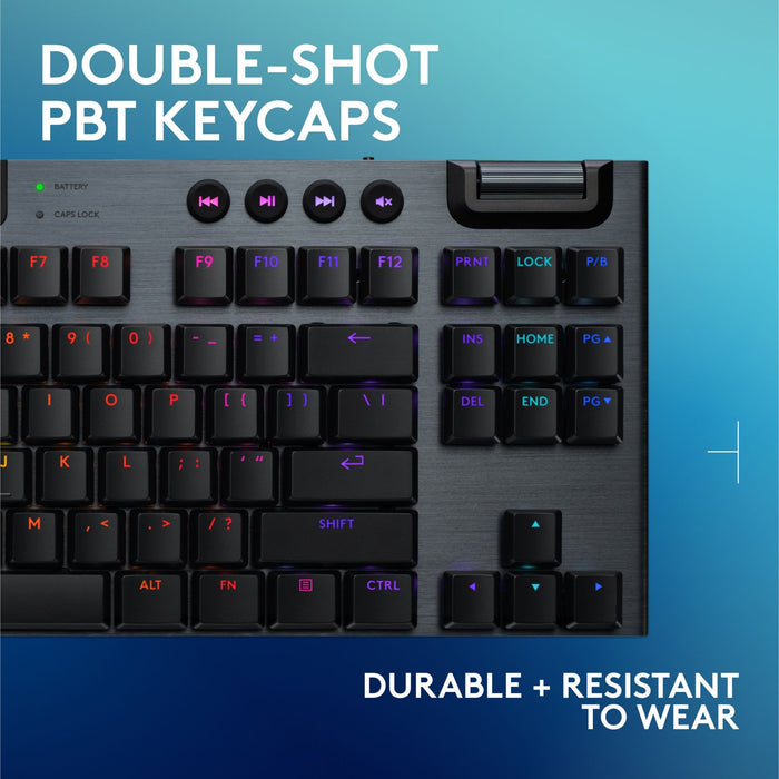 Logitech G915X Lightspeed TKL Wireless Mechanical Gaming Keyboard - Linear Switch