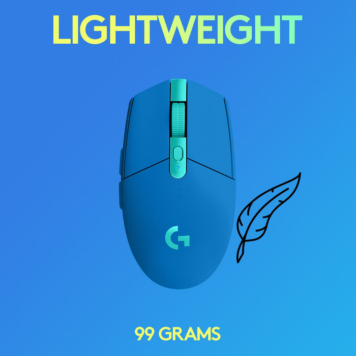 Logitech G305 Blue Lightspeed Wireless Gaming Mouse Blue