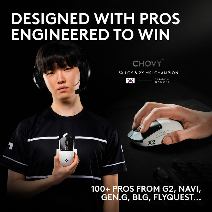 Wireless Mouse LOGITECH PRO X 2 SUPERSTRIKE 910-007776