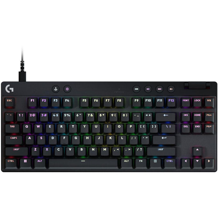 Logitech G Pro X RAPID TKL Gaming Mechanical Keyboard, Magnetic Analog Switch, Black