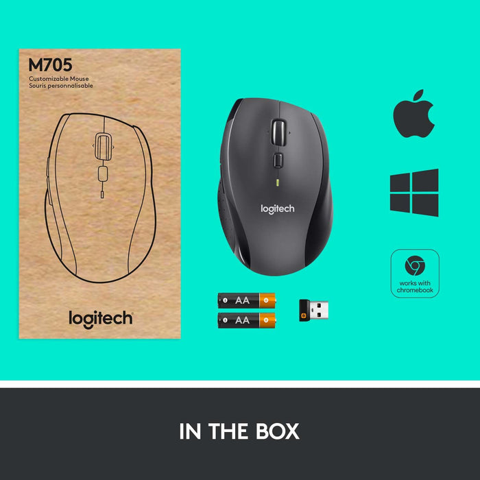 Wireless optical mouse LOGITECH M705 Marathon