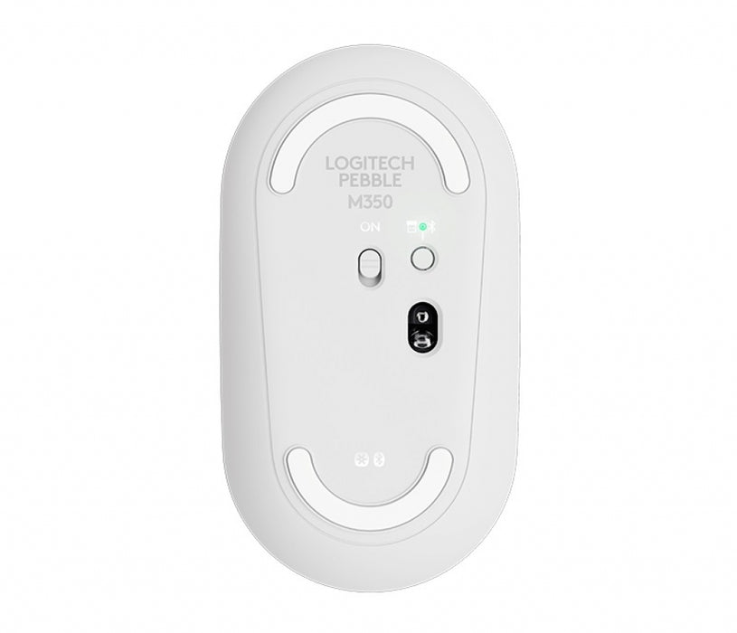 Mouse Logitech Wireless M350 Pebble Off-White