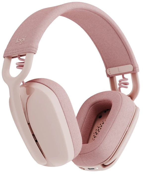 Logitech Zone Vibe 100 wireless headphones-ROSE M/N:A00167-BT-N/A-EMEA-914-STANDALONE