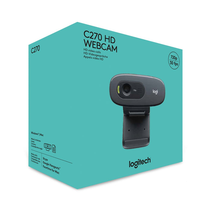 Webcam with microphone LOGITECH C270