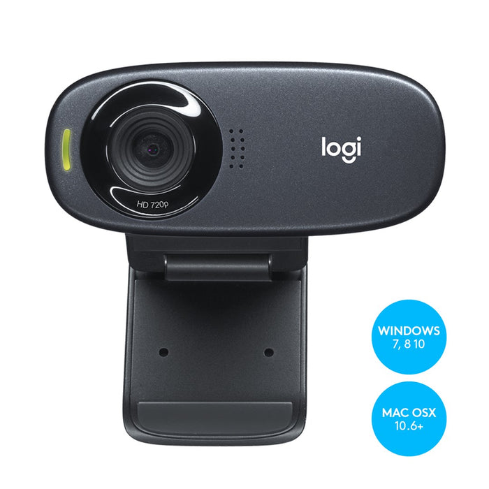 Webcam with microphone LOGITECH C310, 720p