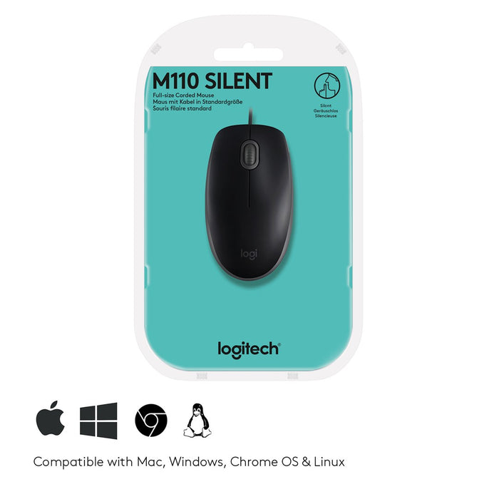 Wired optical mouse LOGITECH B110