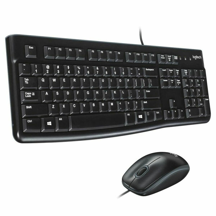 Keyboard and Mouse Logitech 920-002547 Black Portuguese QWERTY
