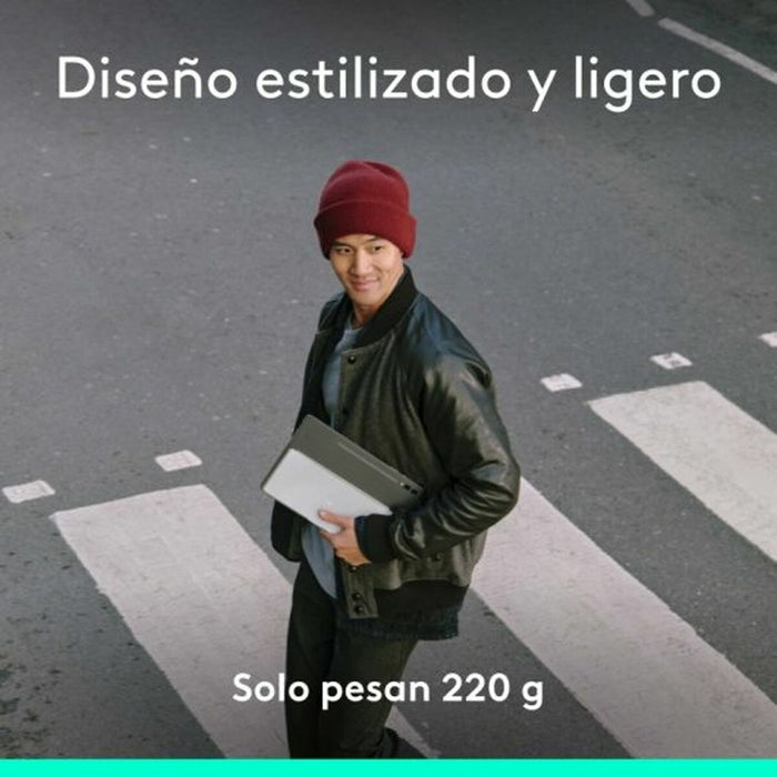 Keyboard Logitech 920-012974 White Grey QWERTY