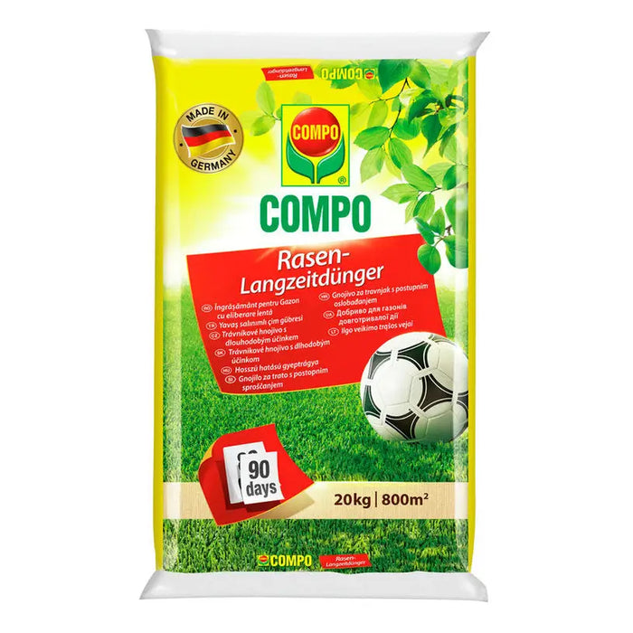 LONG LASTING FERTILIZER FOR GRASS CARPETS 20KG COMPO - Торове<<<Торове почви и тревни смески<<<Градина<<<Praktiker