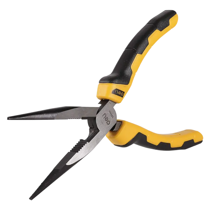 Long Nose Pliers 8’’ Deli Tools EDL2108 (yellow) - Pliers<<<Tools<<<InnproXML