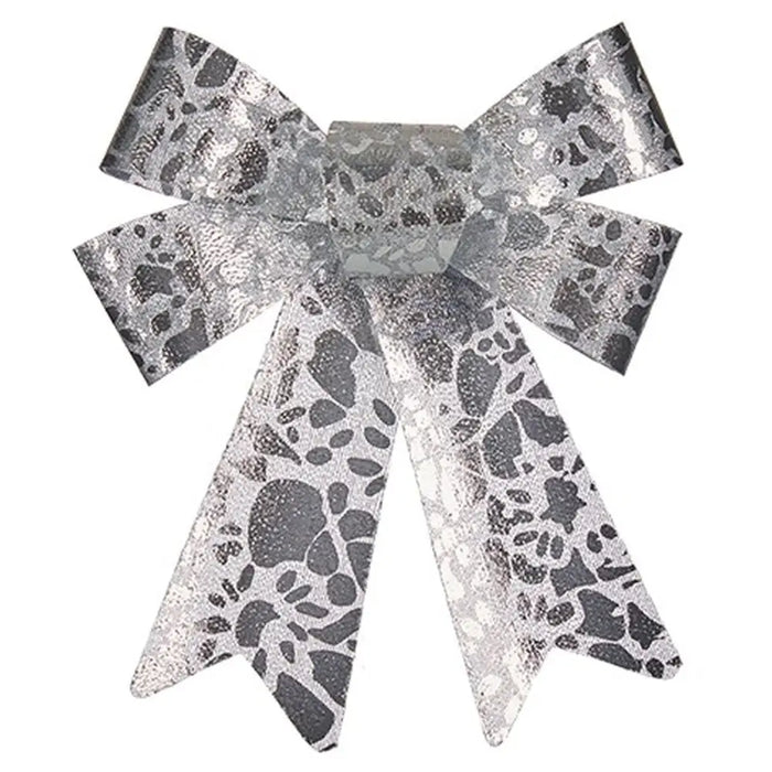 Loops Krist+ Silver Printed 15 x 4 x 16 cm 15 x 28 x 4 cm Christmas bauble (12 Units) - Декорация и Осветление<<<Дом