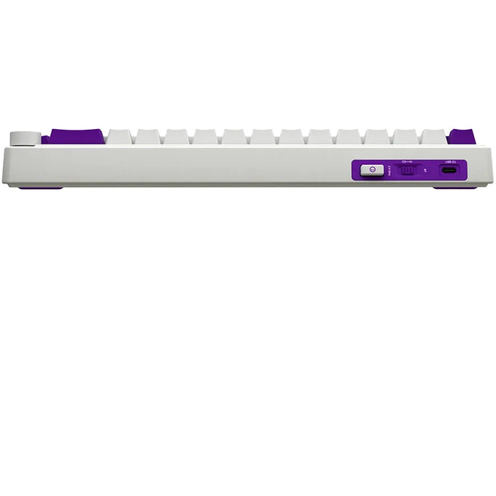 Wireless Keyboard LORGAR BP70MW WHITE PURPLE PINK LRG-KBP70MW-WH-US