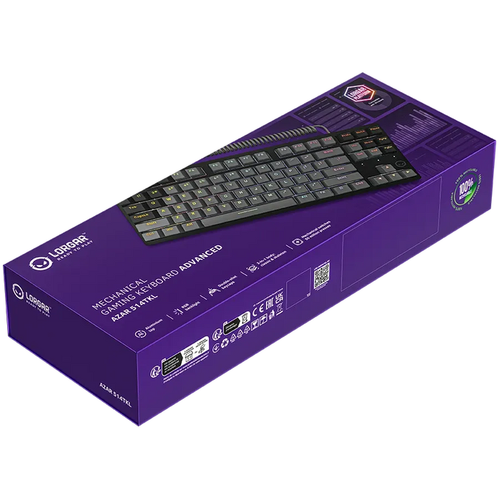 Keyboard Lorgar Azar 514TKL Black