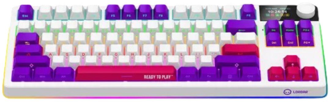 Keyboard Lorgar KBP70TKLW-WH White