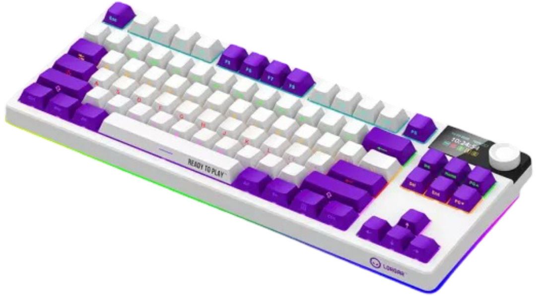 Keyboard Lorgar KBP70TKLW-WH White
